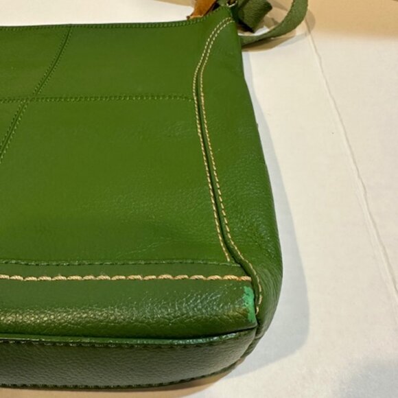 Vintage The Sak Green Leather Crossbody - Picture 14 of 16